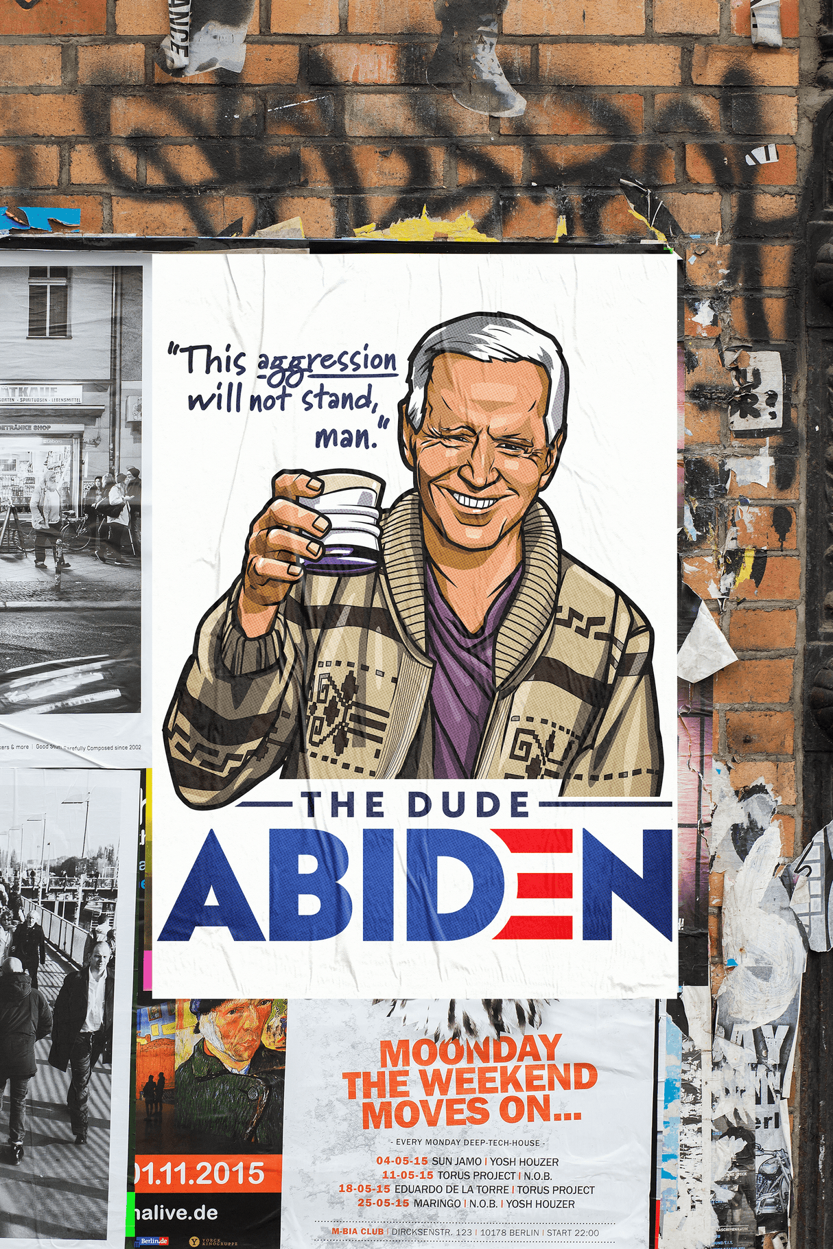 Housewares The Dude Abiden Portrait Poster