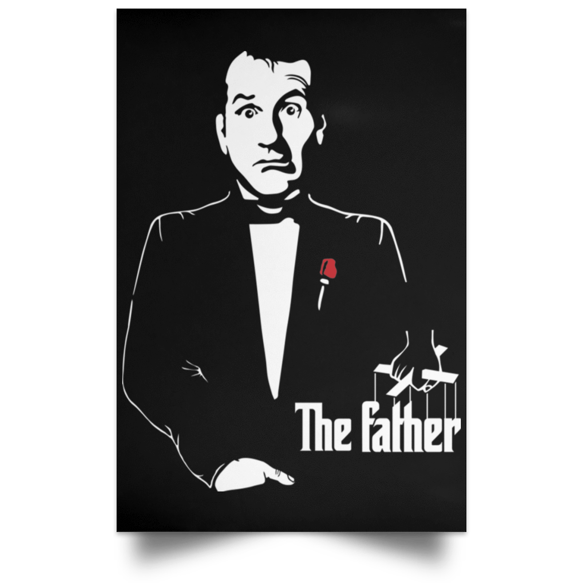 Housewares Black / 12" x 18" The Father Portrait Poster