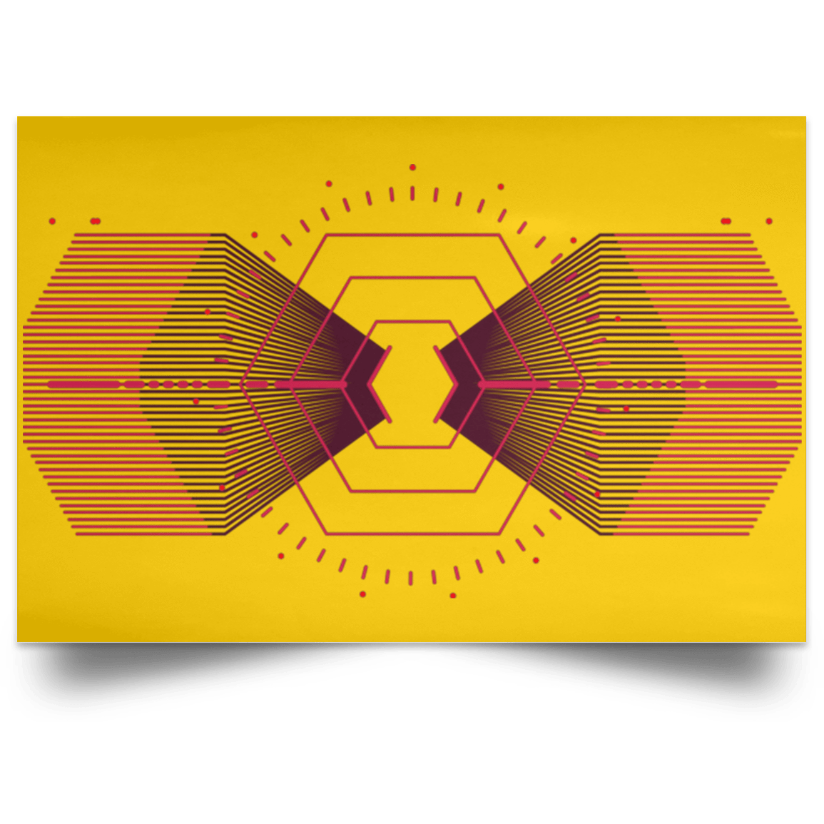 Housewares Athletic Gold / 18" x 12" The First Order Landscape Poster