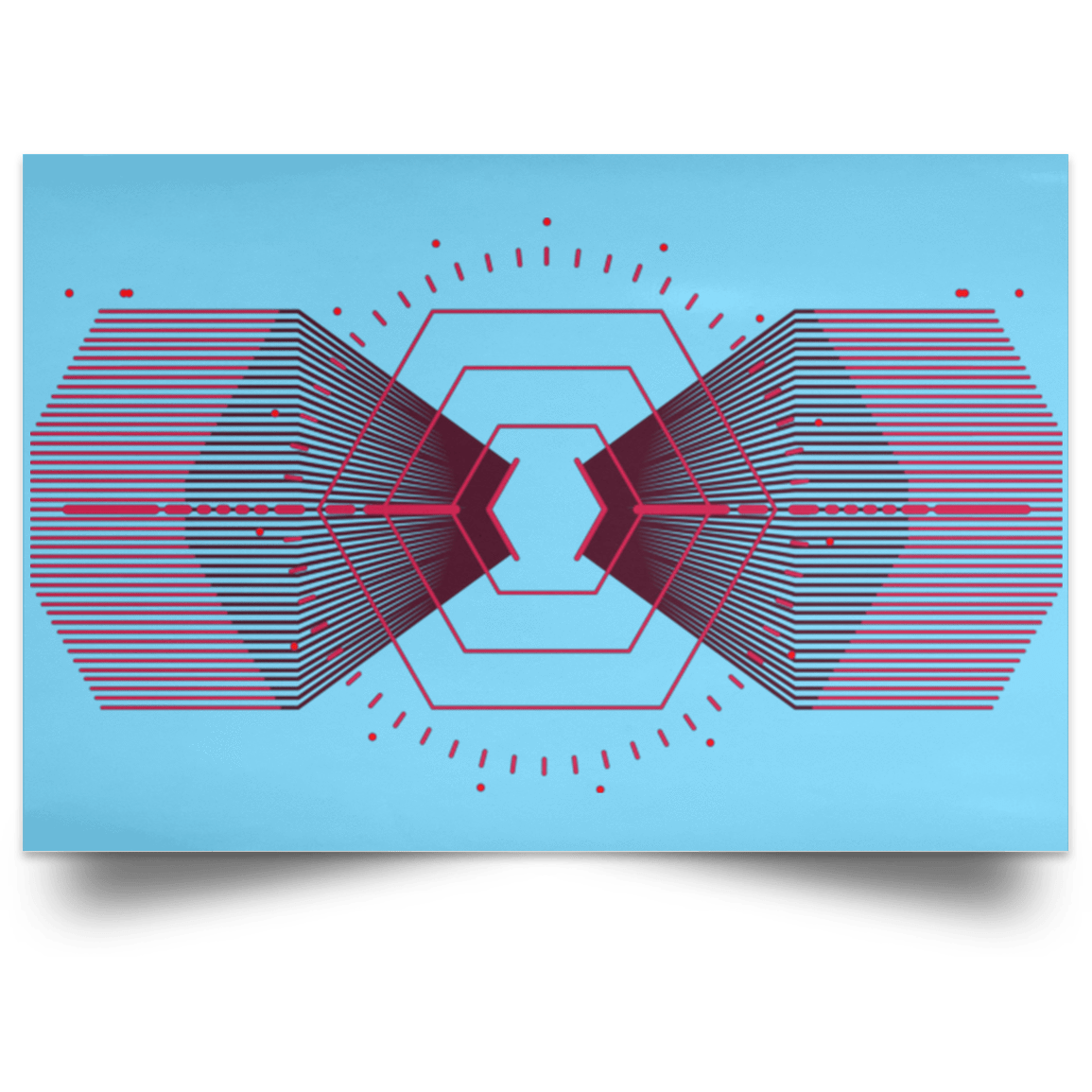 Housewares Columbia Blue / 18" x 12" The First Order Landscape Poster