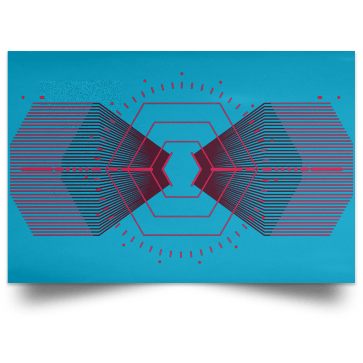 Housewares Turquoise / 18" x 12" The First Order Landscape Poster