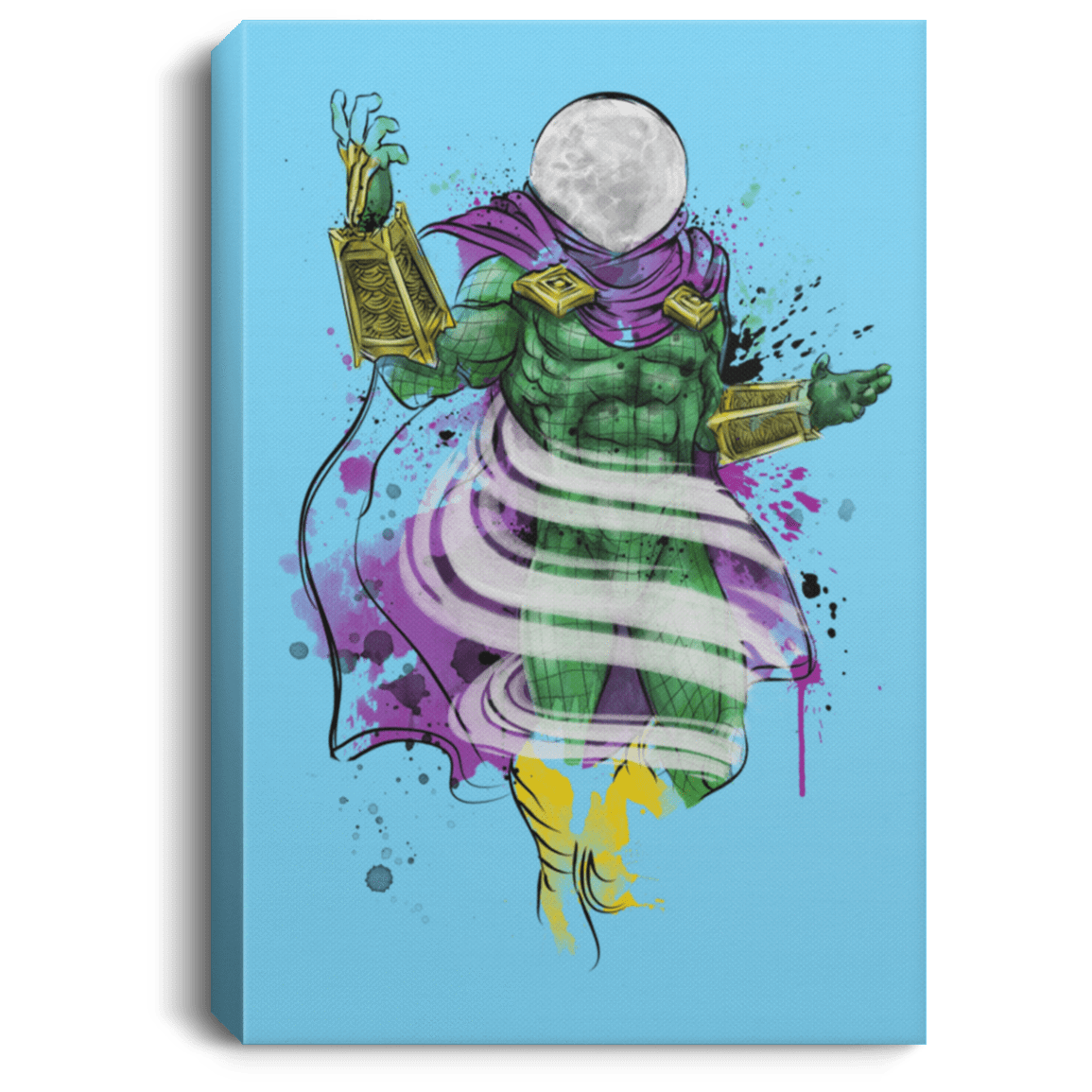 Housewares Columbia Blue / 8" x 12" The Illusionist Watercolor Premium Portrait Canvas