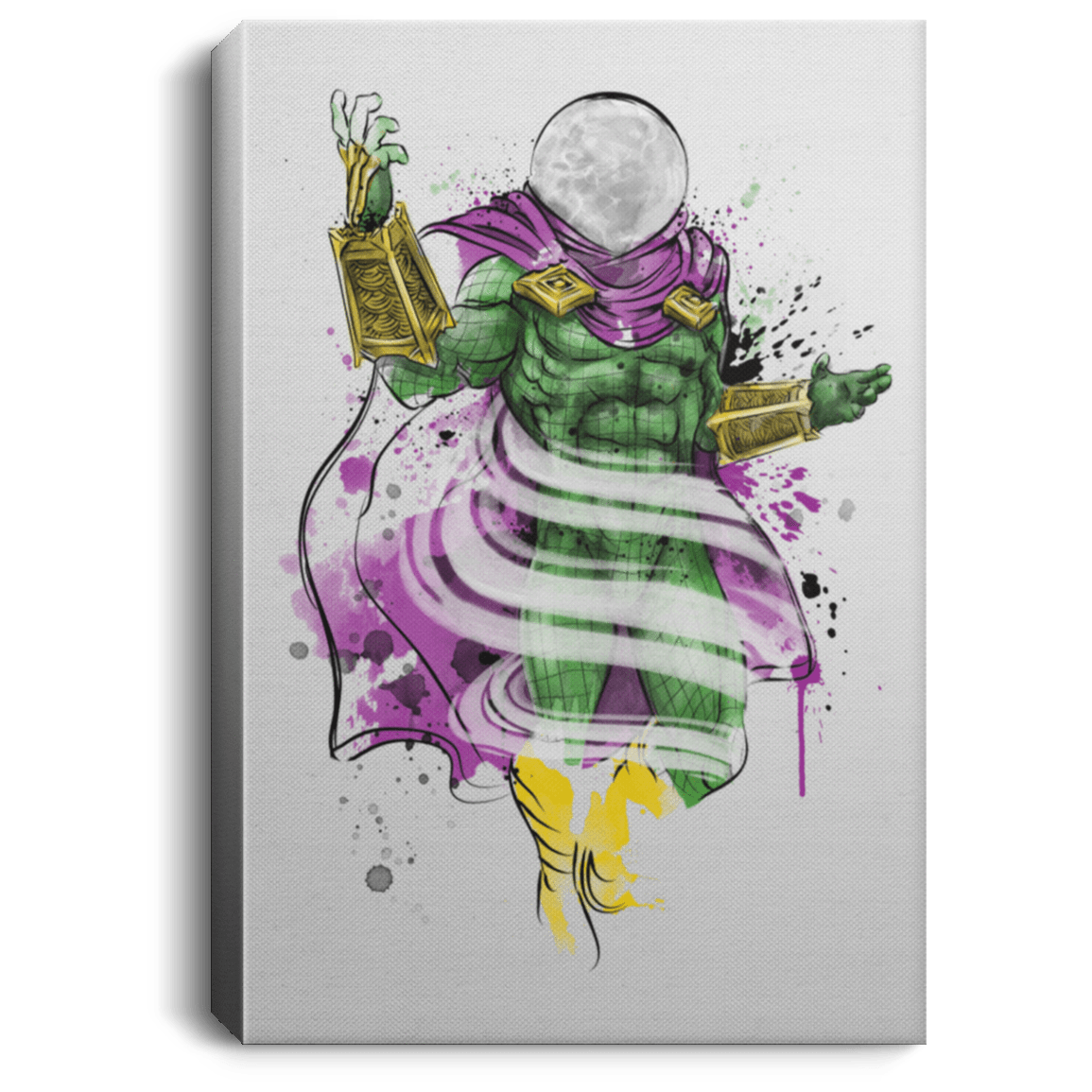 Housewares White / 8" x 12" The Illusionist Watercolor Premium Portrait Canvas