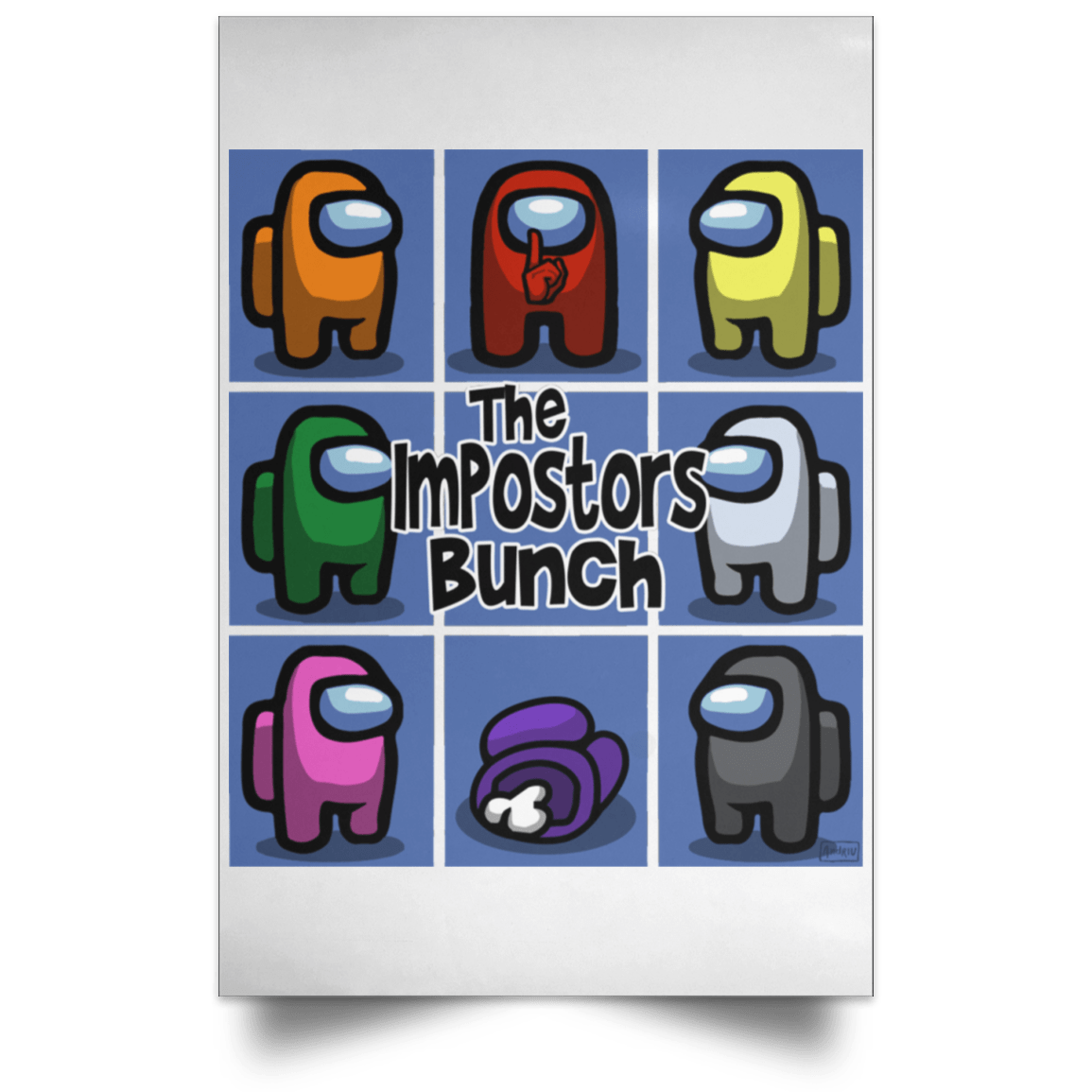 Housewares White / 12" x 18" The Impostors Bunch Portrait Poster