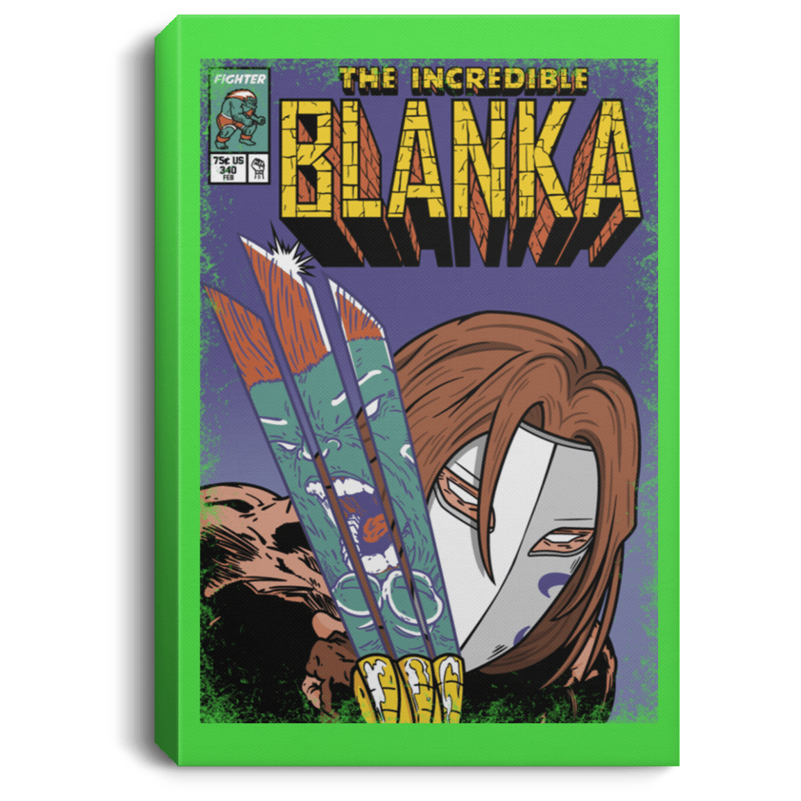 Housewares Kelly / 8" x 12" The Incredible Blanka Premium Portrait Canvas