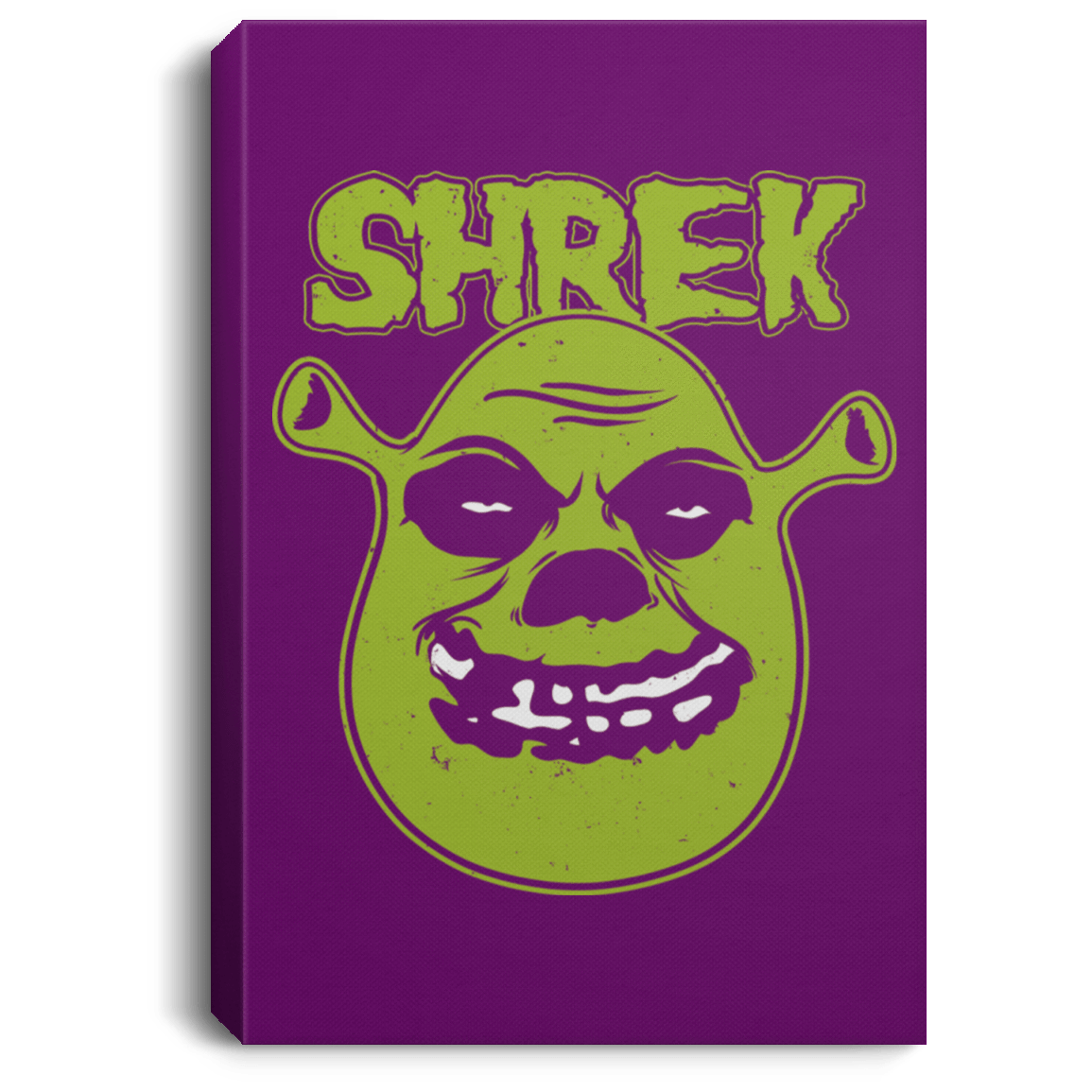 Housewares Purple / 8" x 12" The Ogre Premium Portrait Canvas