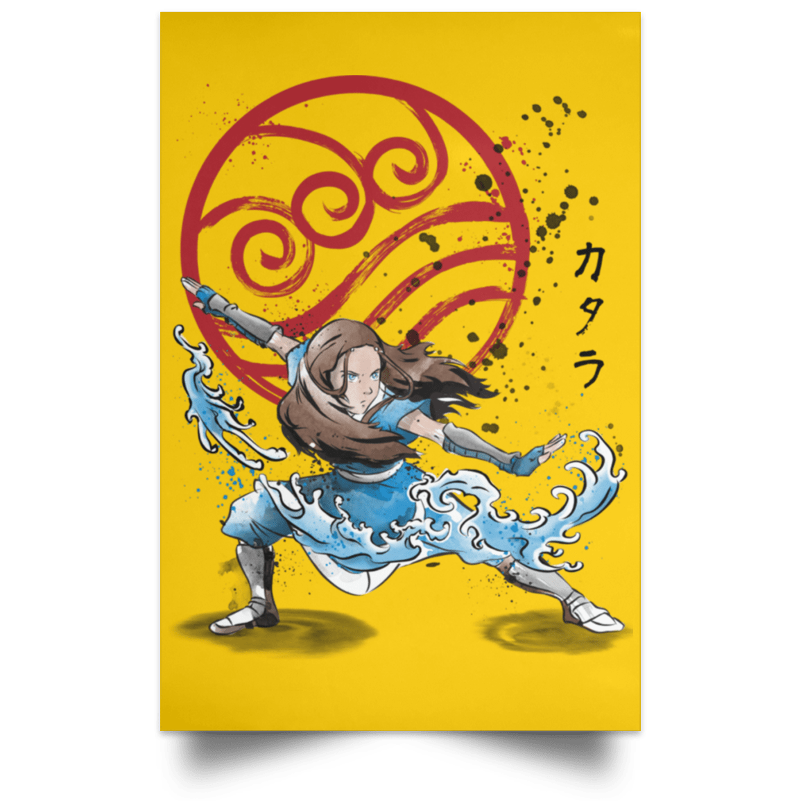 Housewares Athletic Gold / 12" x 18" The Power of the Water Tribe Portrait Poster