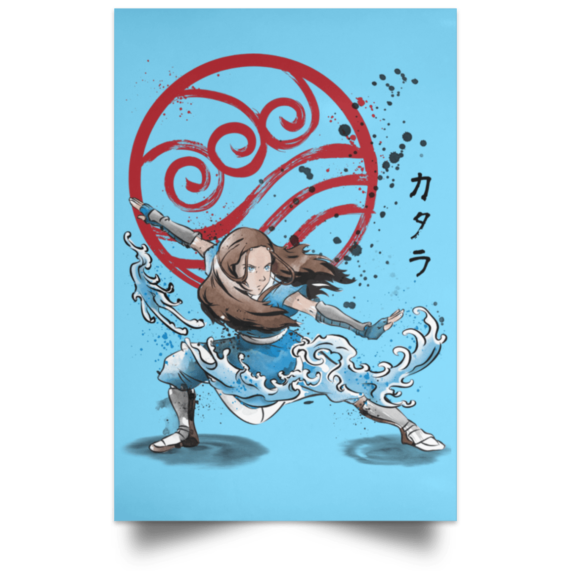 Housewares Columbia Blue / 12" x 18" The Power of the Water Tribe Portrait Poster