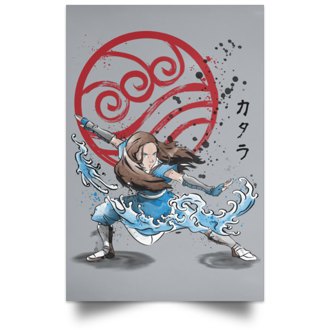 Housewares Grey / 12" x 18" The Power of the Water Tribe Portrait Poster