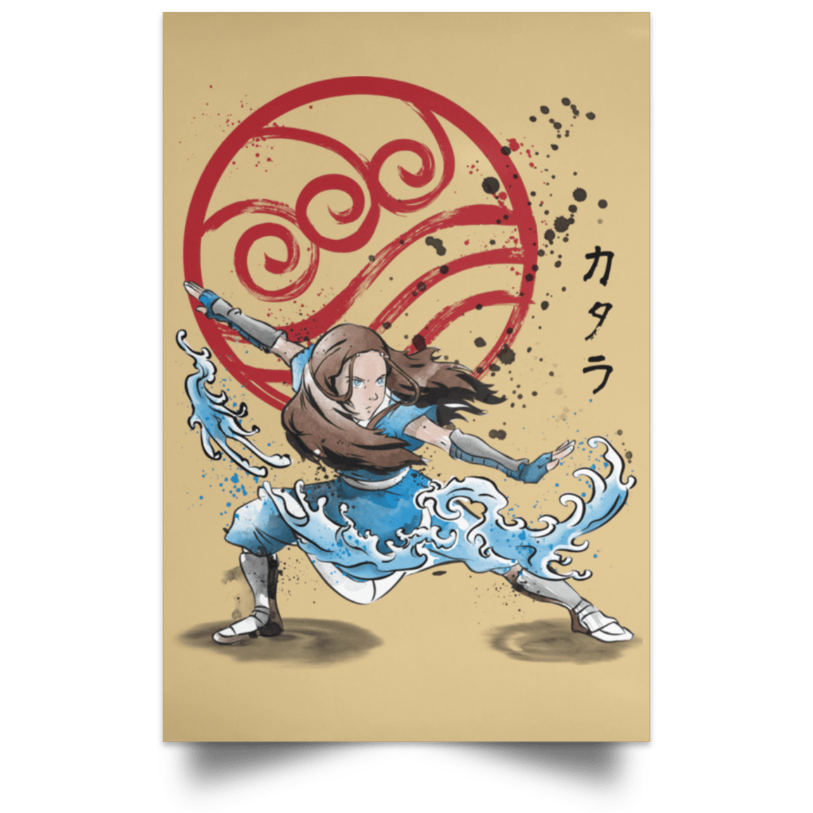 Housewares Tan / 12" x 18" The Power of the Water Tribe Portrait Poster