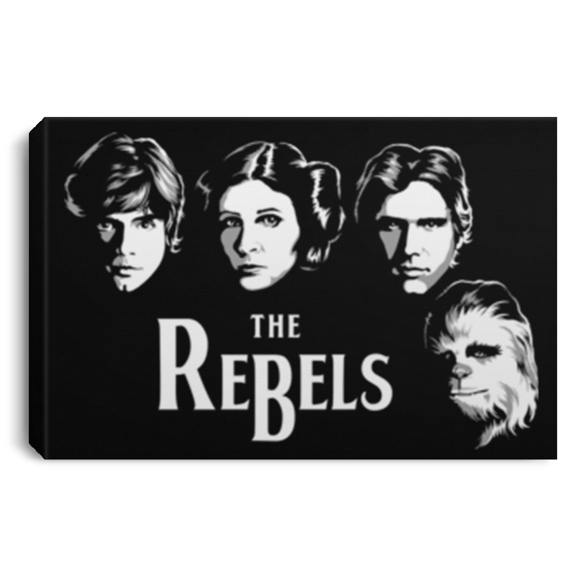Housewares Black / 12" x 8" The Rebels (2) Premium Landscape Canvas