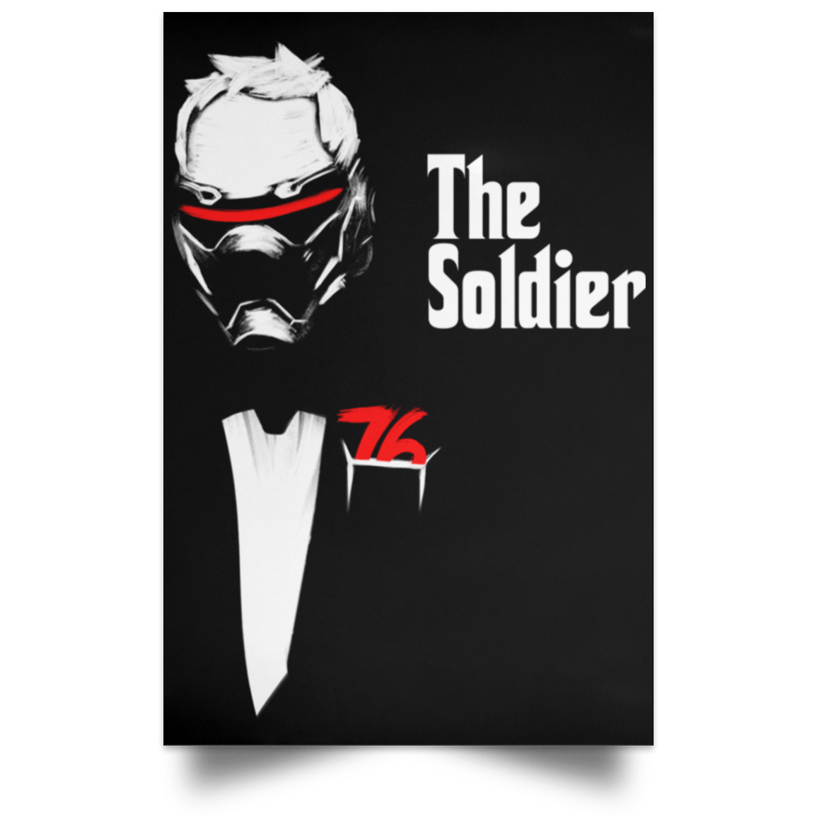 Housewares Black / 12" x 18" The Soldier (1) Portrait Poster