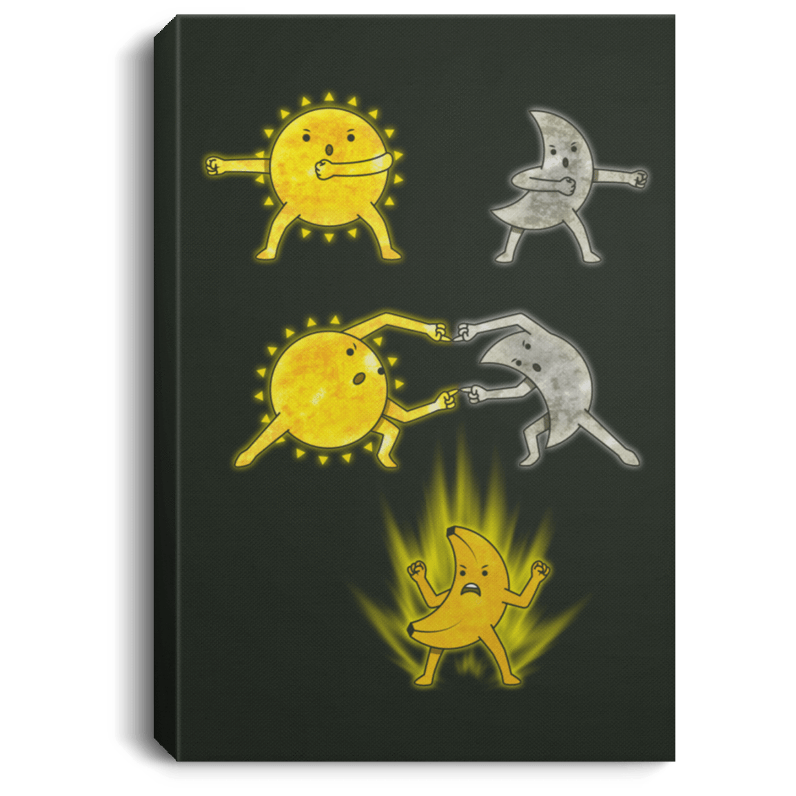 Housewares Forest / 8" x 12" The sun Premium Portrait Canvas