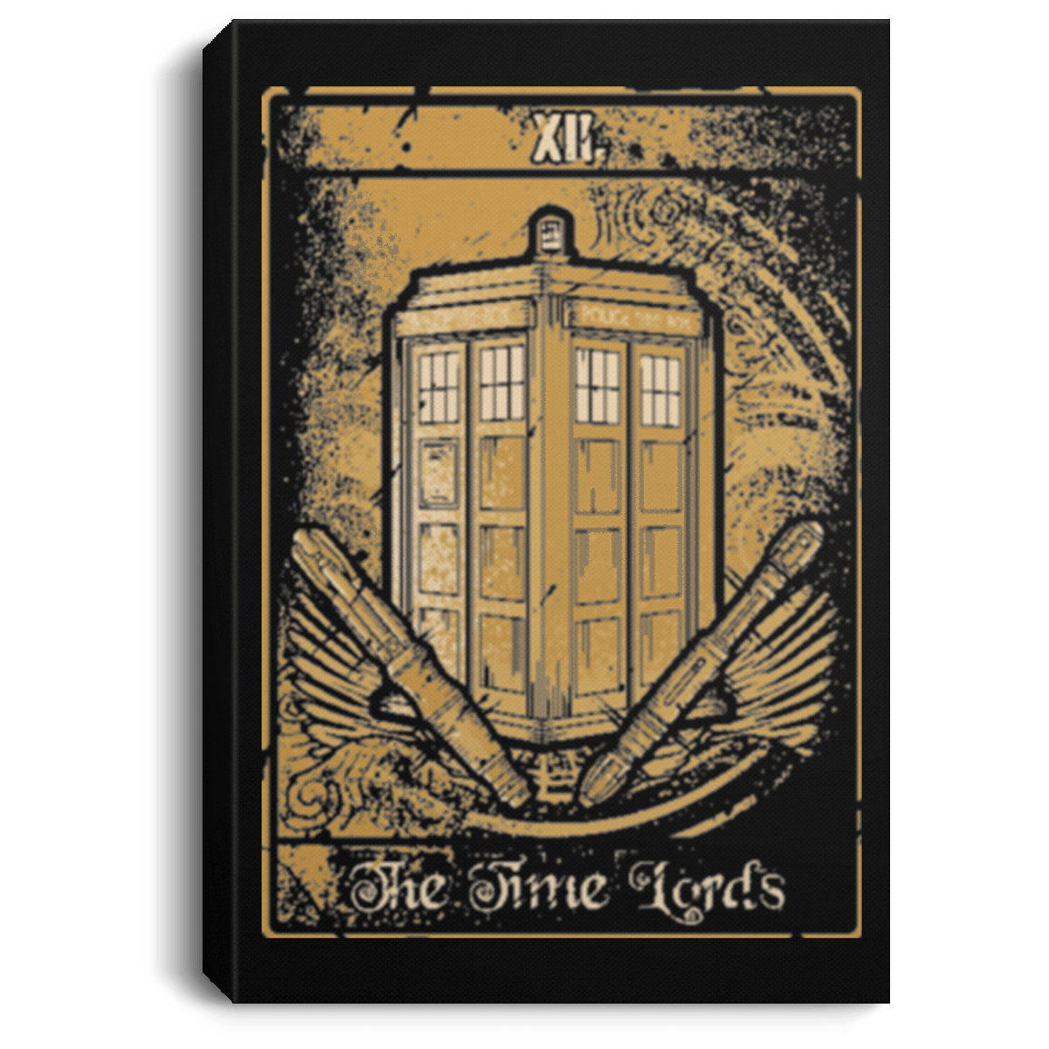Housewares Black / 8" x 12" THE TIMELORDS Premium Portrait Canvas