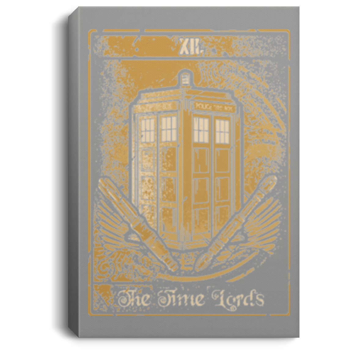 Housewares Gray / 8" x 12" THE TIMELORDS Premium Portrait Canvas