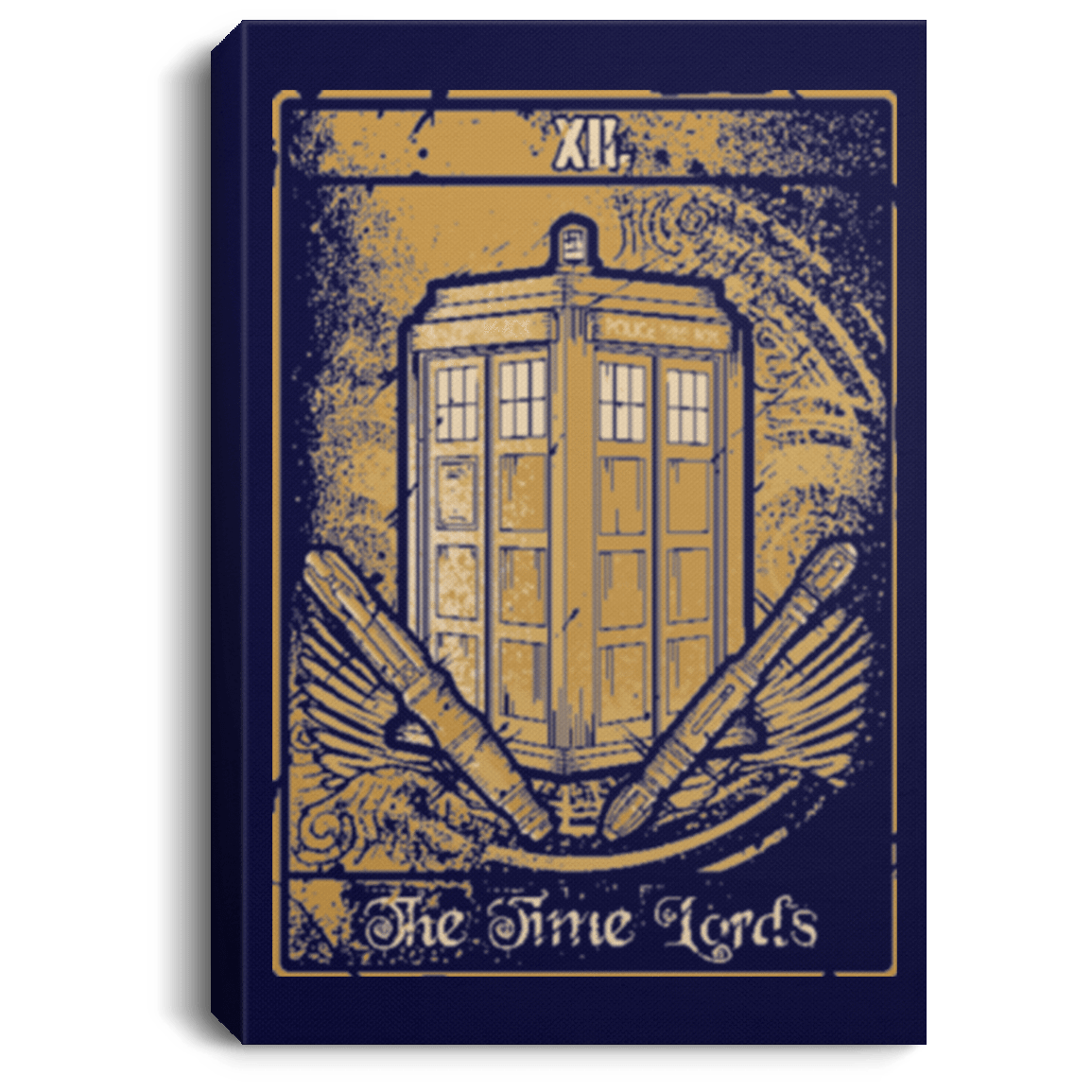 Housewares Navy / 8" x 12" THE TIMELORDS Premium Portrait Canvas