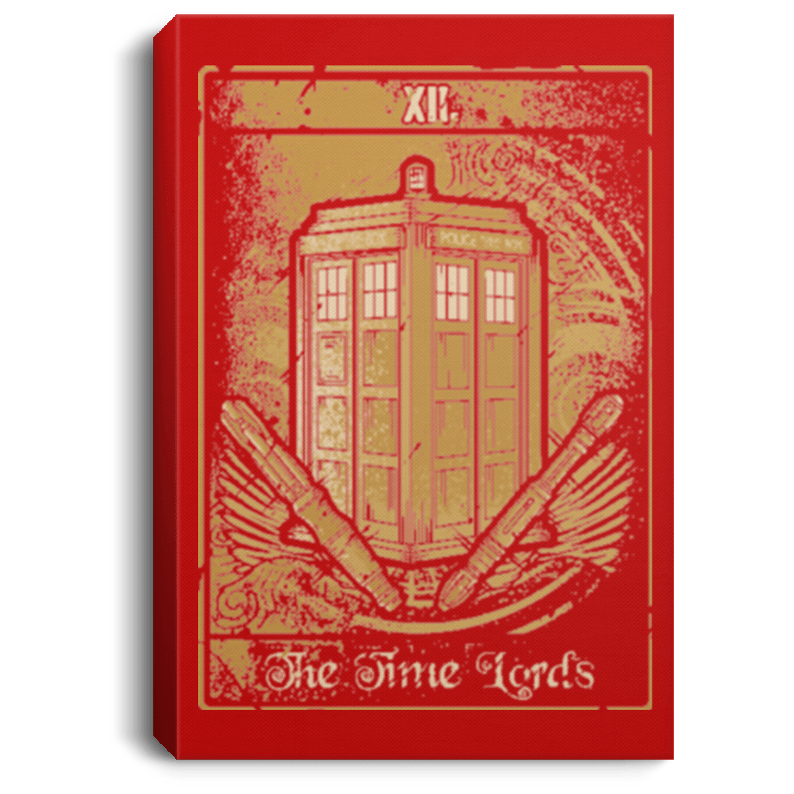 Housewares Red / 8" x 12" THE TIMELORDS Premium Portrait Canvas