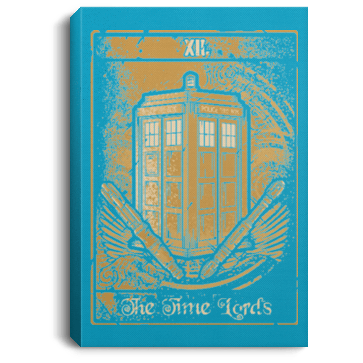 Housewares Turquoise / 8" x 12" THE TIMELORDS Premium Portrait Canvas