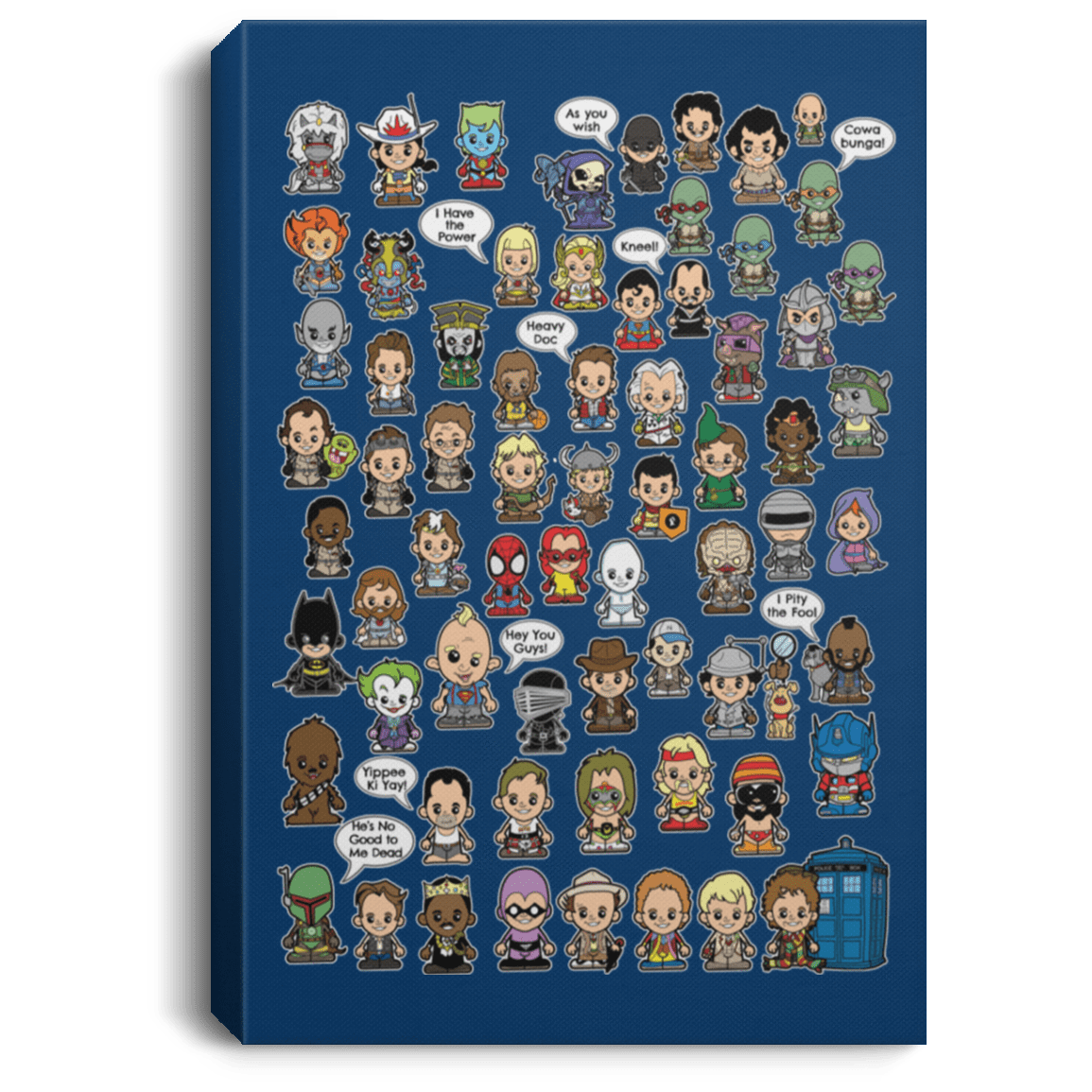 Housewares Royal / 8" x 12" This is What I did in the 80s Premium Portrait Canvas