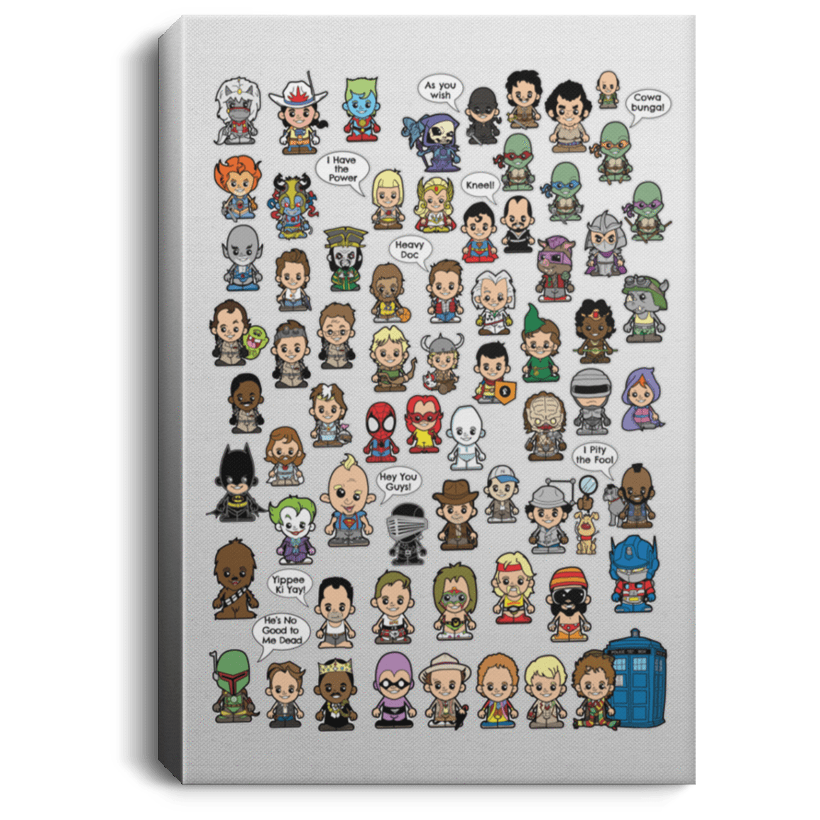 Housewares White / 8" x 12" This is What I did in the 80s Premium Portrait Canvas