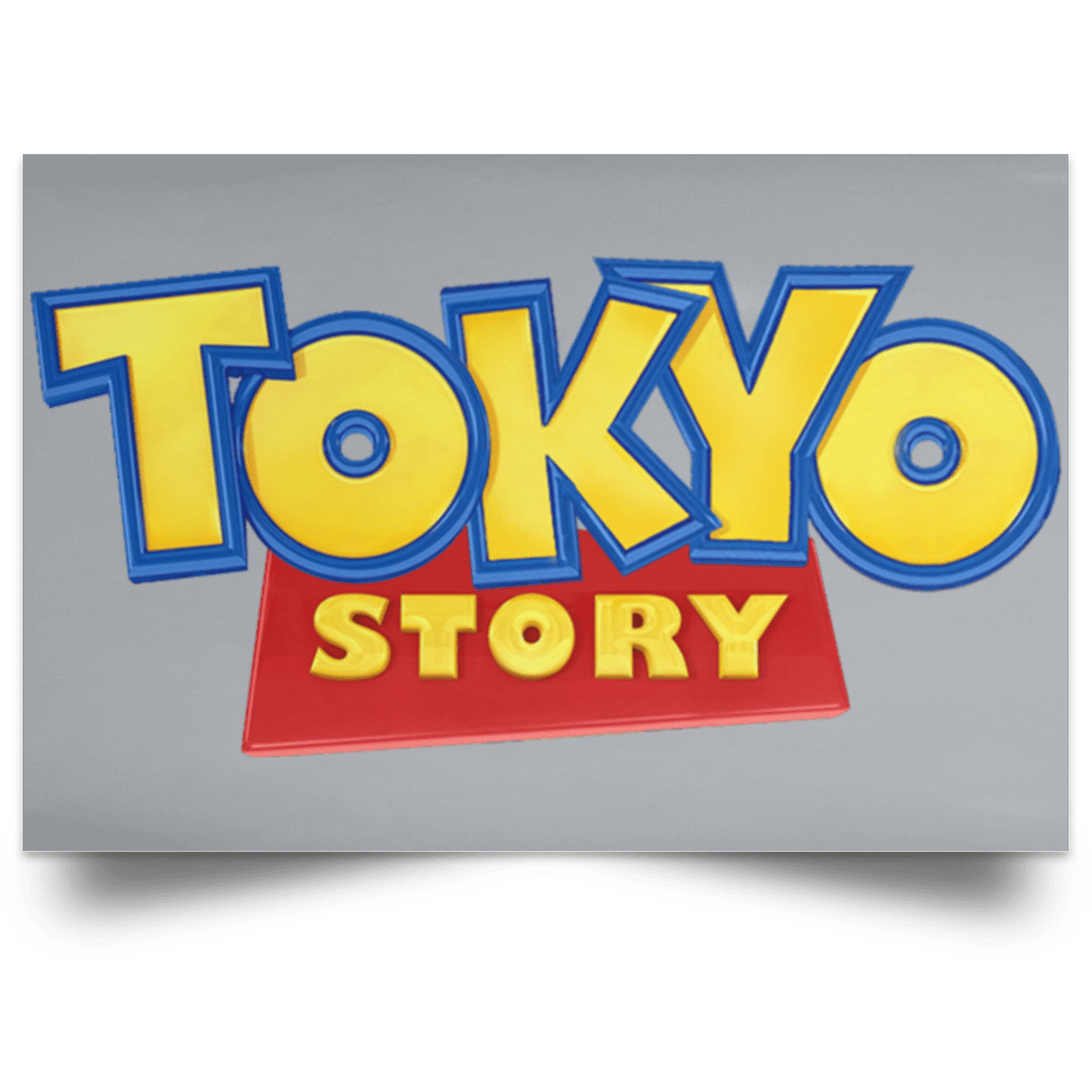 Housewares Grey / 18" x 12" Tokyo Story Landscape Poster