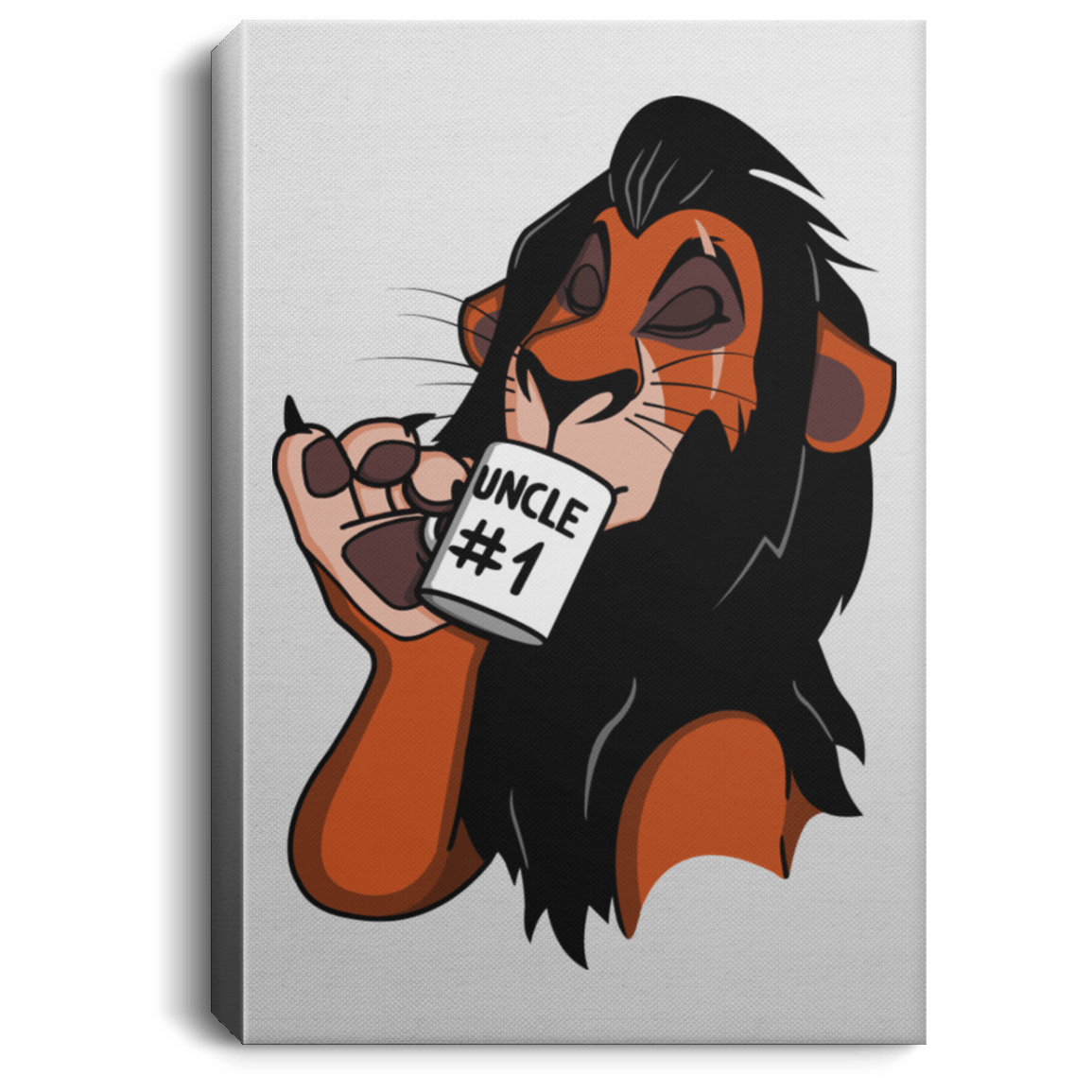 Housewares White / 8" x 12" Uncle 1 Premium Portrait Canvas