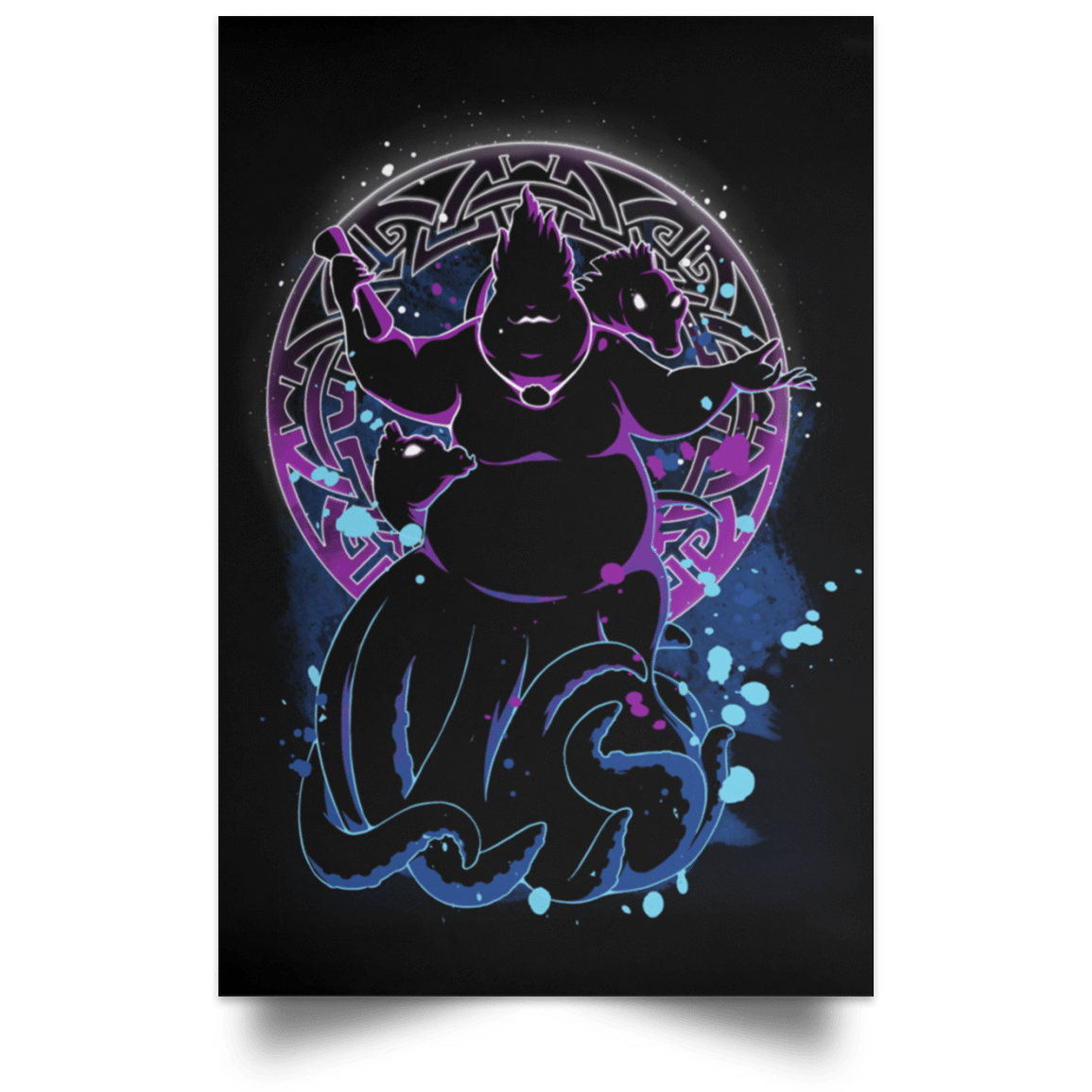 Housewares Black / 12" x 18" Ursula Portrait Poster