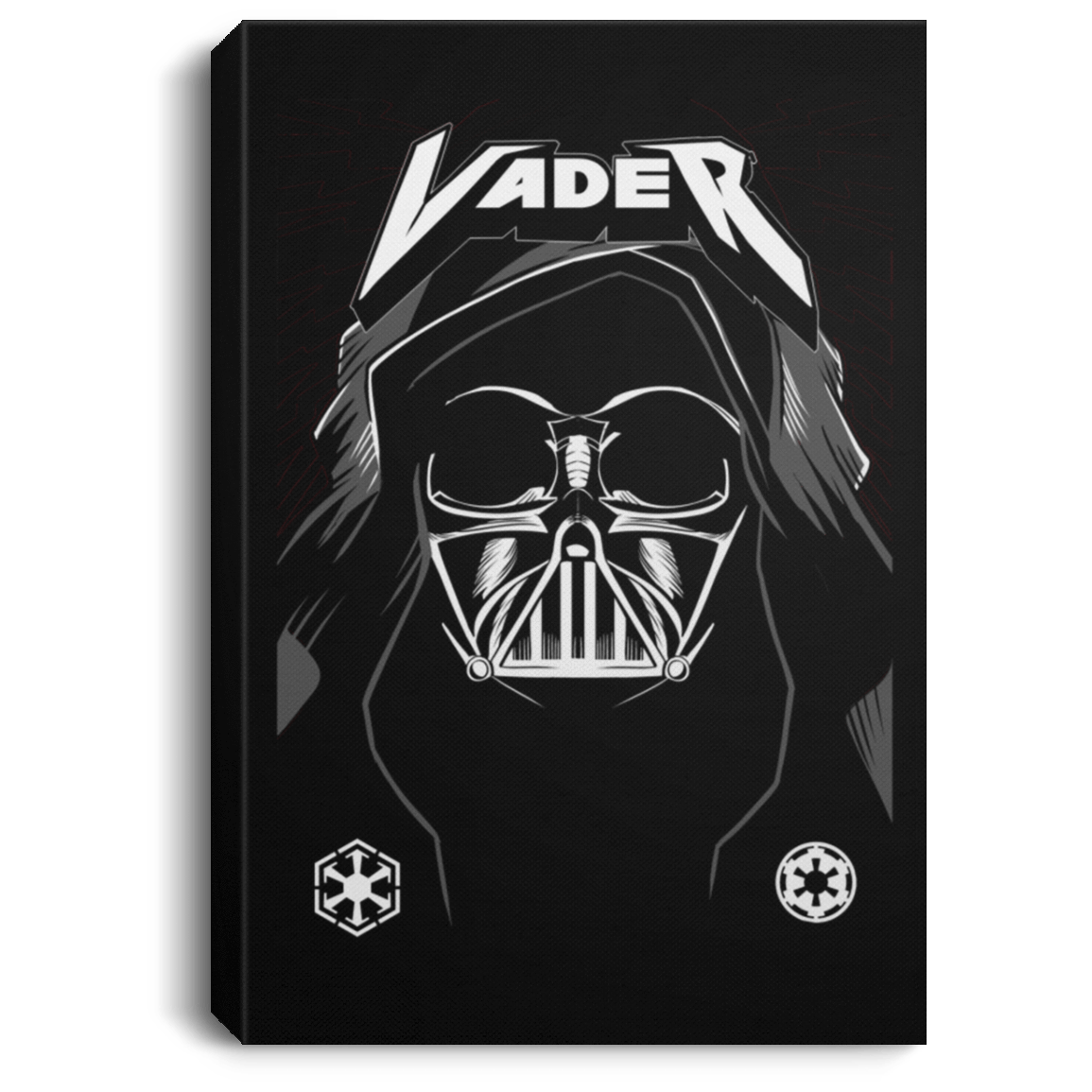 Housewares Black / 8" x 12" Vader Rock Premium Portrait Canvas