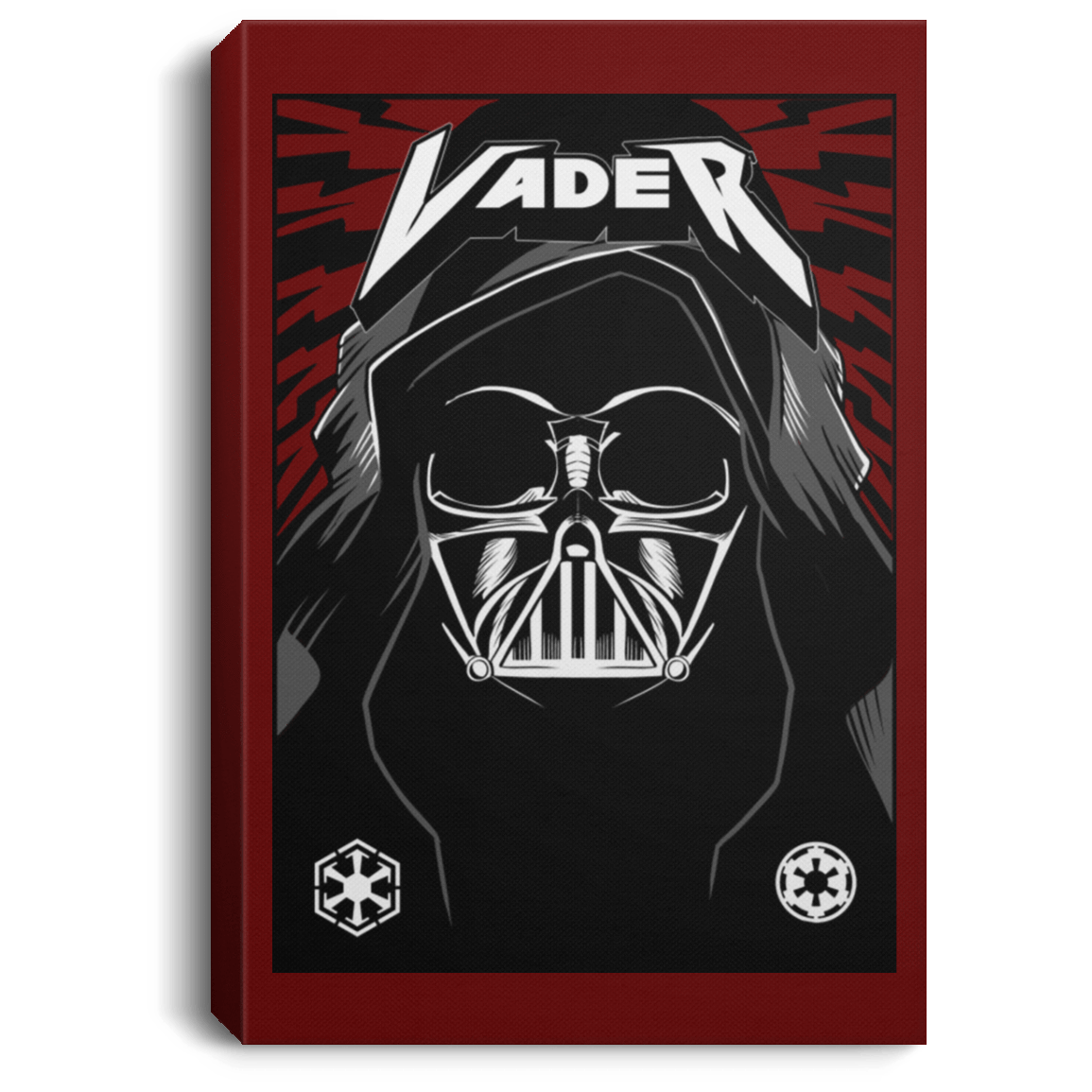 Housewares Maroon / 8" x 12" Vader Rock Premium Portrait Canvas