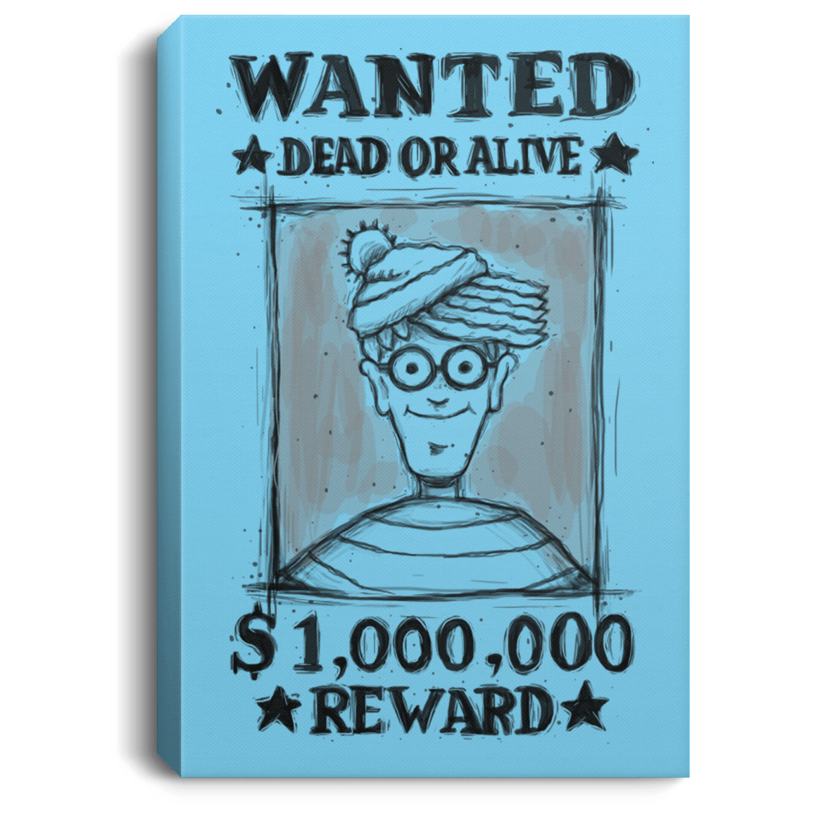 Housewares Columbia Blue / 8" x 12" Waldo Premium Portrait Canvas