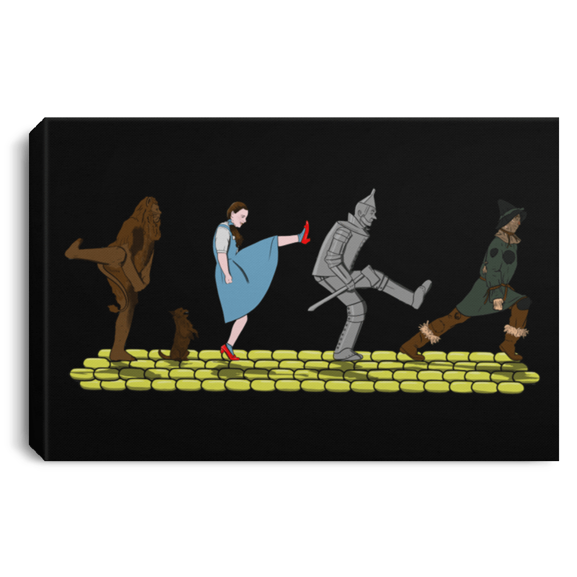 Housewares Black / 12" x 8" Walk to Oz Premium Landscape Canvas