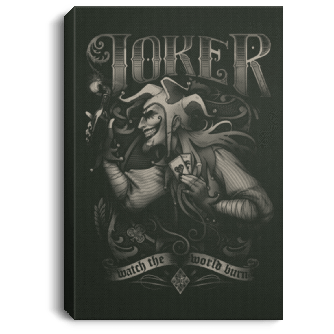 Housewares Forest / 8" x 12" Watch the world burn Premium Portrait Canvas