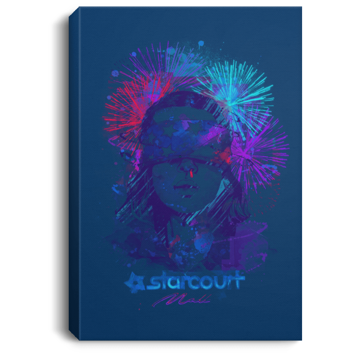 Housewares Royal / 8" x 12" Water Color Starcourt Mall Premium Portrait Canvas