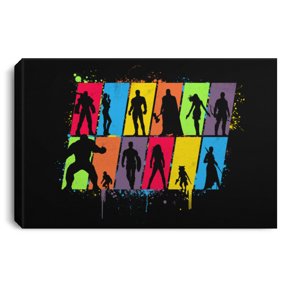 Housewares Black / 12" x 8" Whatever It Takes Premium Landscape Canvas