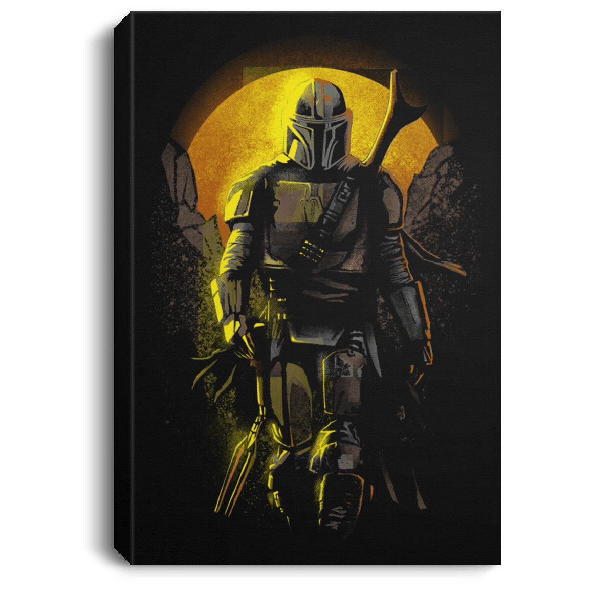 Housewares Black / 8" x 12" Wild Space Premium Portrait Canvas