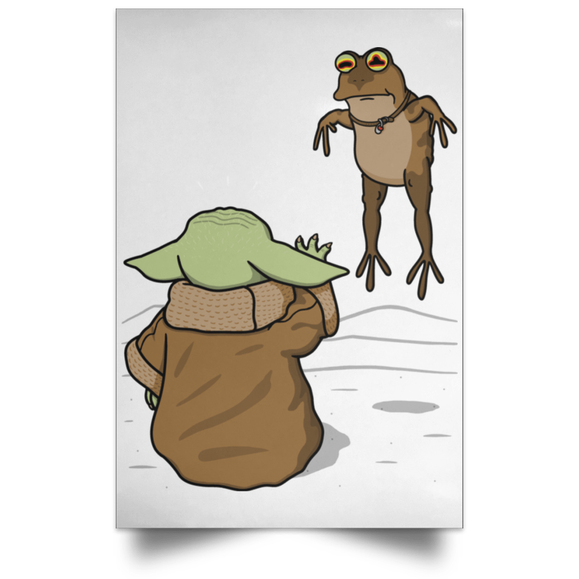 Housewares White / 12" x 18" Wrong Toad Portrait Poster