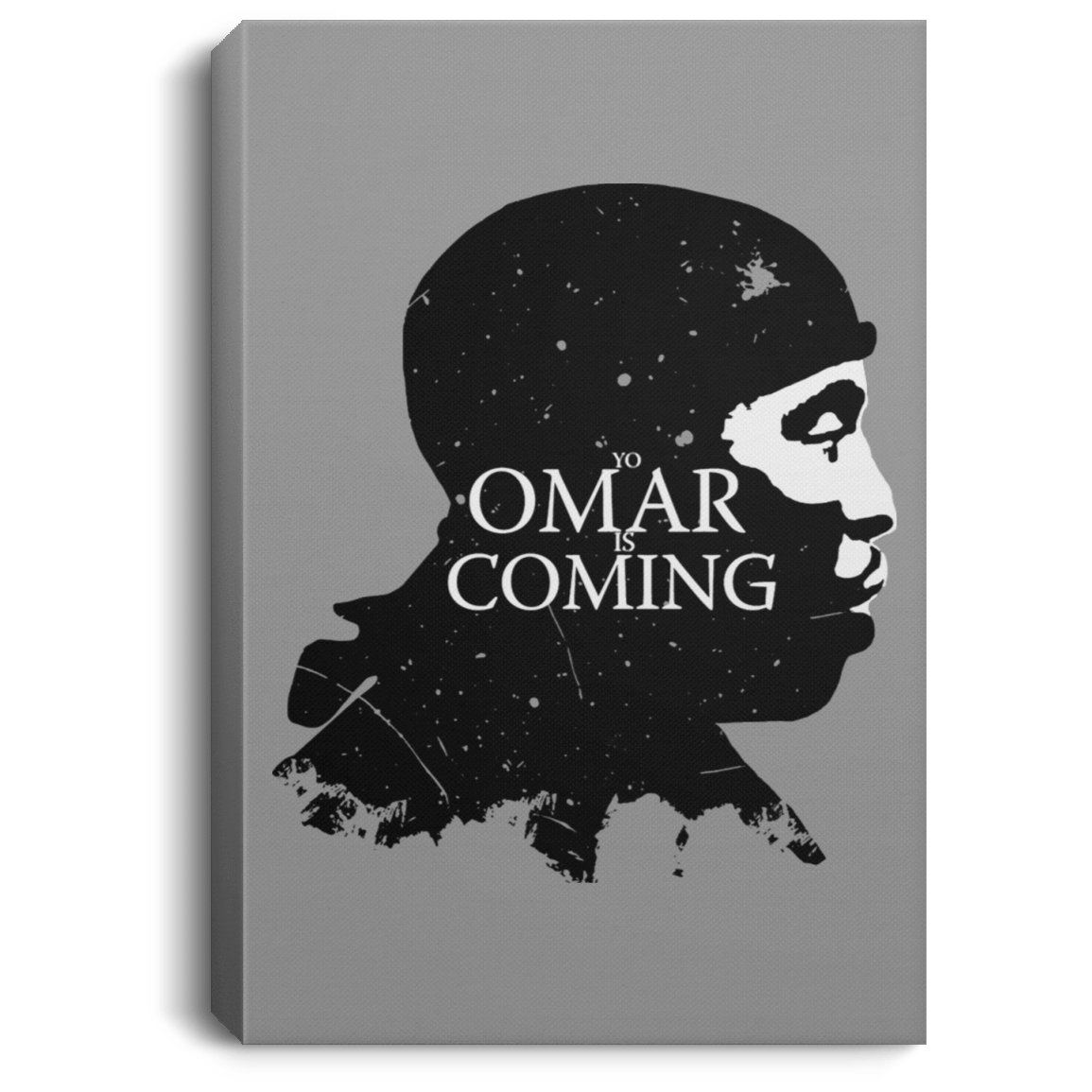 Housewares Gray / 8" x 12" Yo Omar Is Coming Premium Portrait Canvas