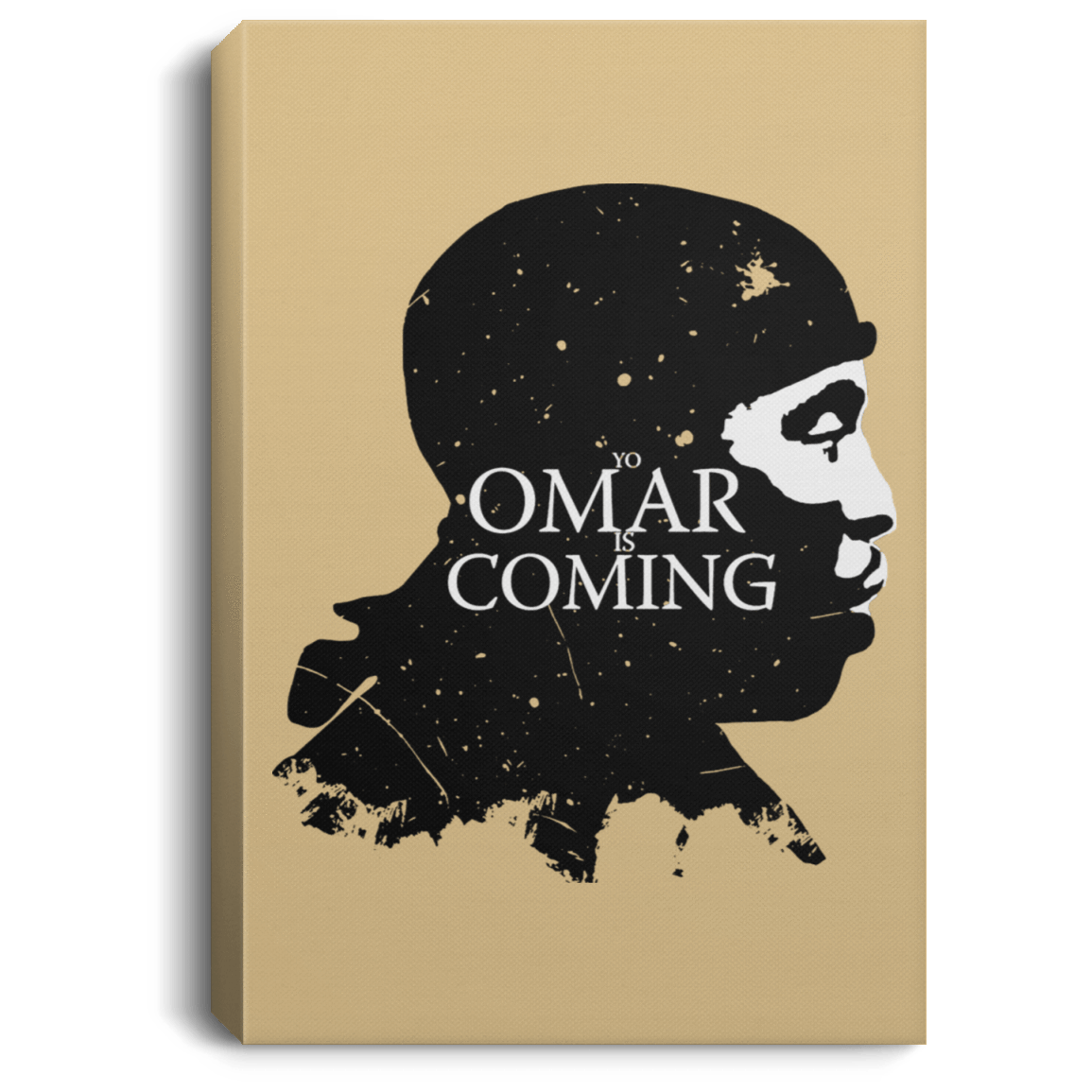 Housewares Tan / 8" x 12" Yo Omar Is Coming Premium Portrait Canvas
