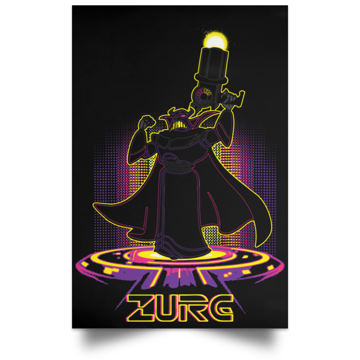 Housewares Black / 12" x 18" Zurg Portrait Poster