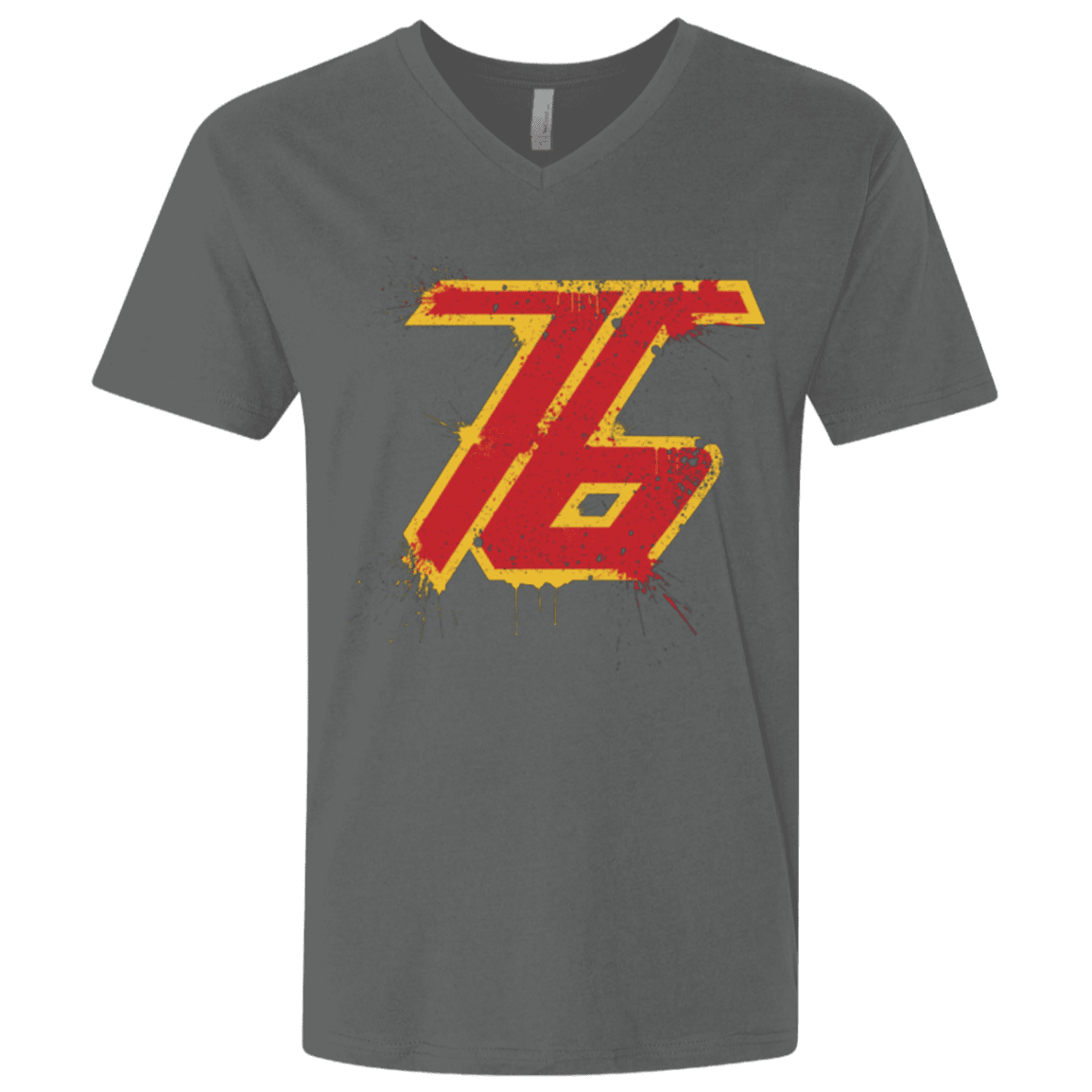 Mens_ V-neck T-Shirt Heavy Metal / X-Small Soldier 76 Men's Premium V-Neck SK