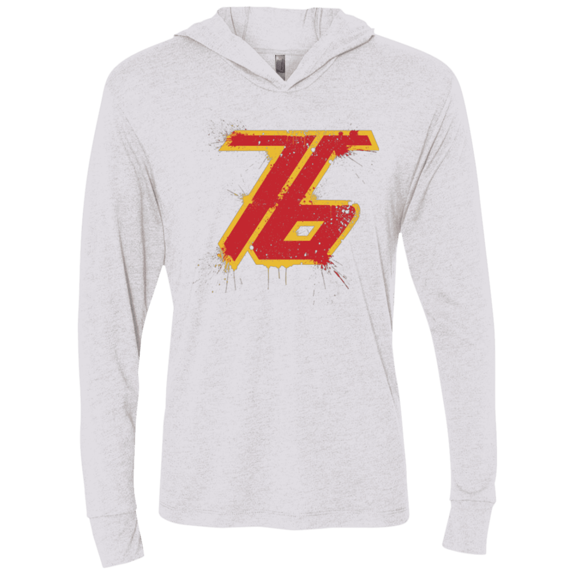 Soldier 76 Triblend Long Sleeve Hoodie Tee SK