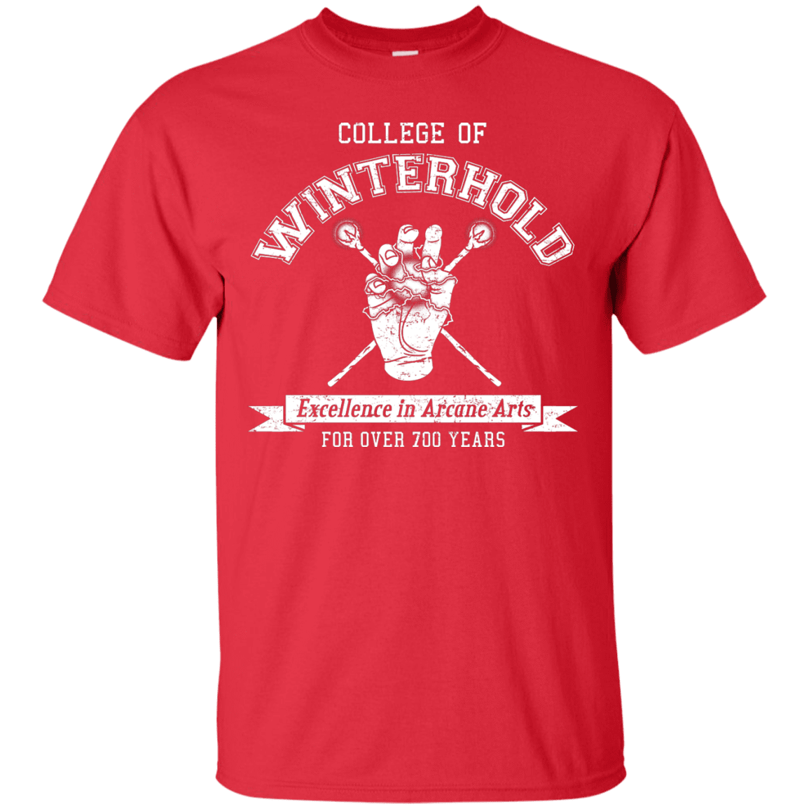 Mens_T-Shirts Red / Small College of Winterhold T-Shirt