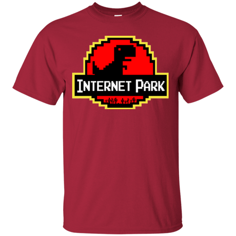 Mens_T-Shirts Cardinal / Small Internet Park - T-Shirt Test