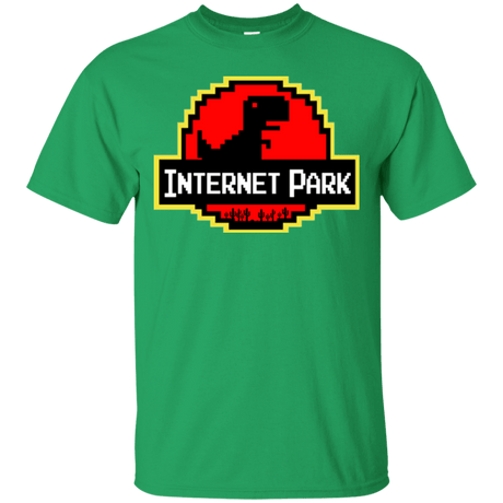 Mens_T-Shirts Irish Green / Small Internet Park - T-Shirt Test