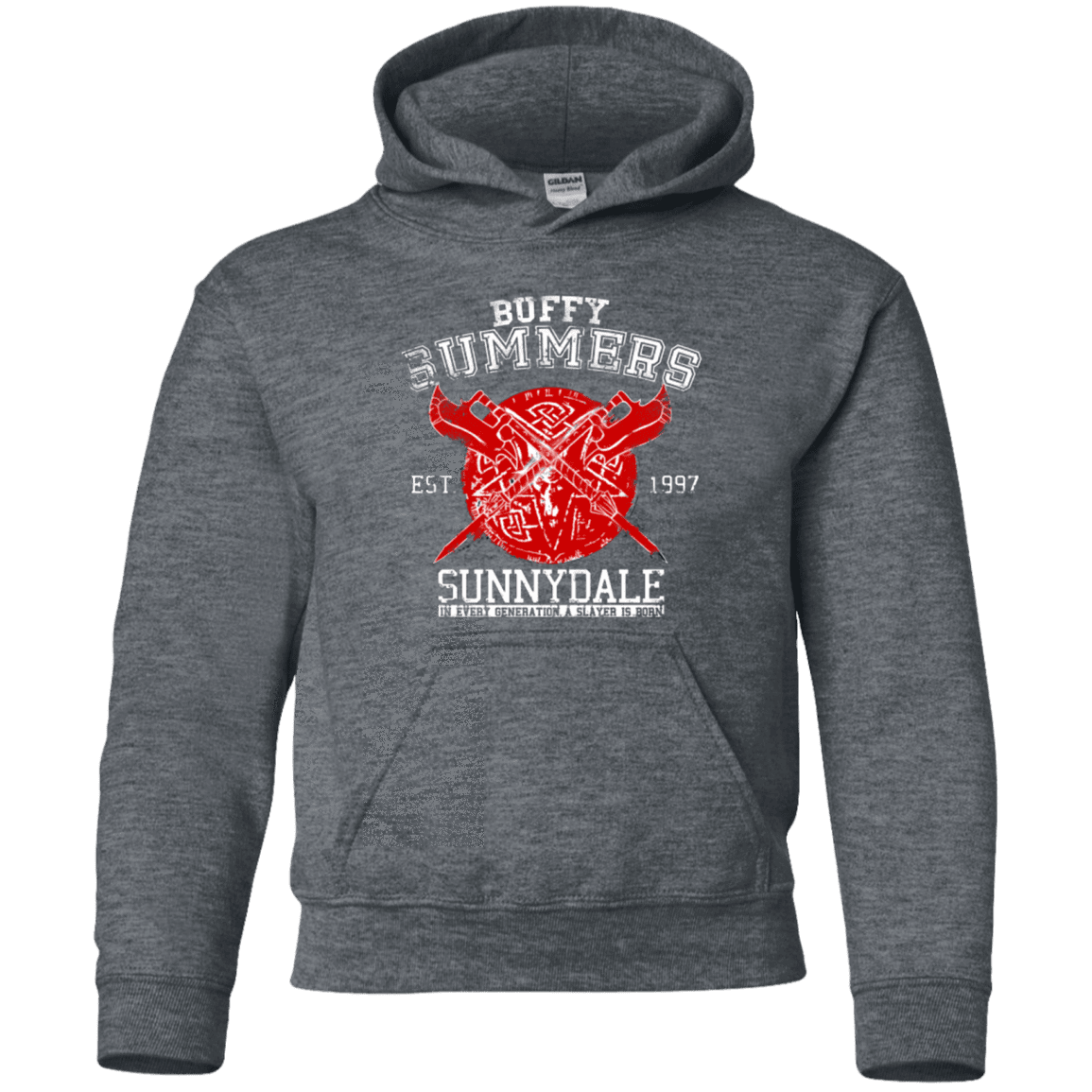 Sweatshirts Dark Heather / YS 1 in Every Generation Youth Hoodie