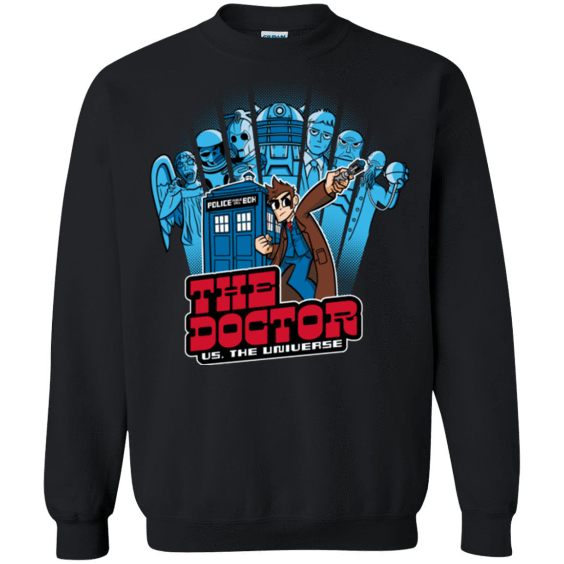 Sweatshirts Black / Small 10 vs universe Crewneck Sweatshirt