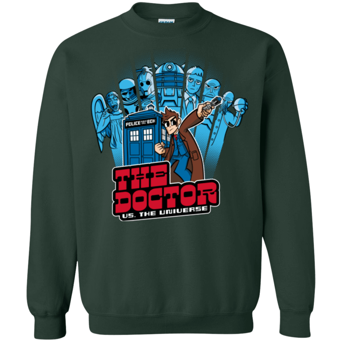 Sweatshirts Forest Green / Small 10 vs universe Crewneck Sweatshirt