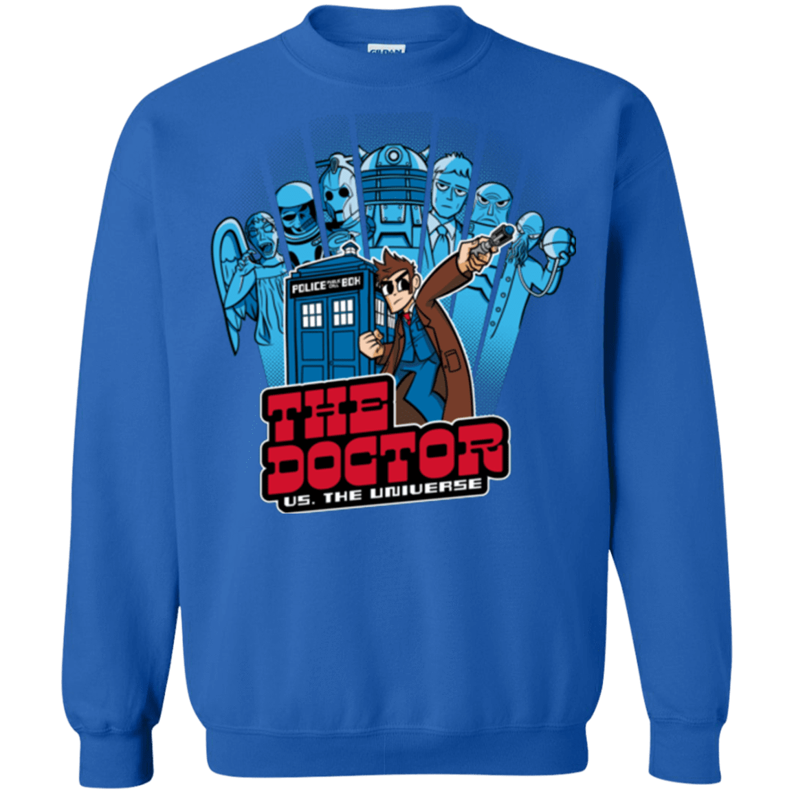 Sweatshirts Royal / Small 10 vs universe Crewneck Sweatshirt