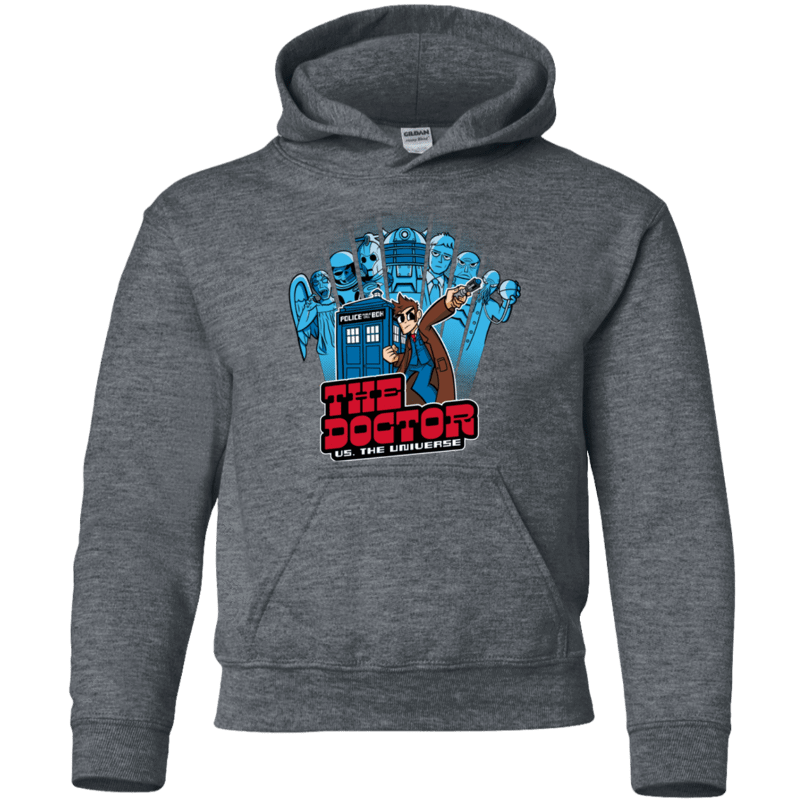 Sweatshirts Dark Heather / YS 10 vs universe Youth Hoodie