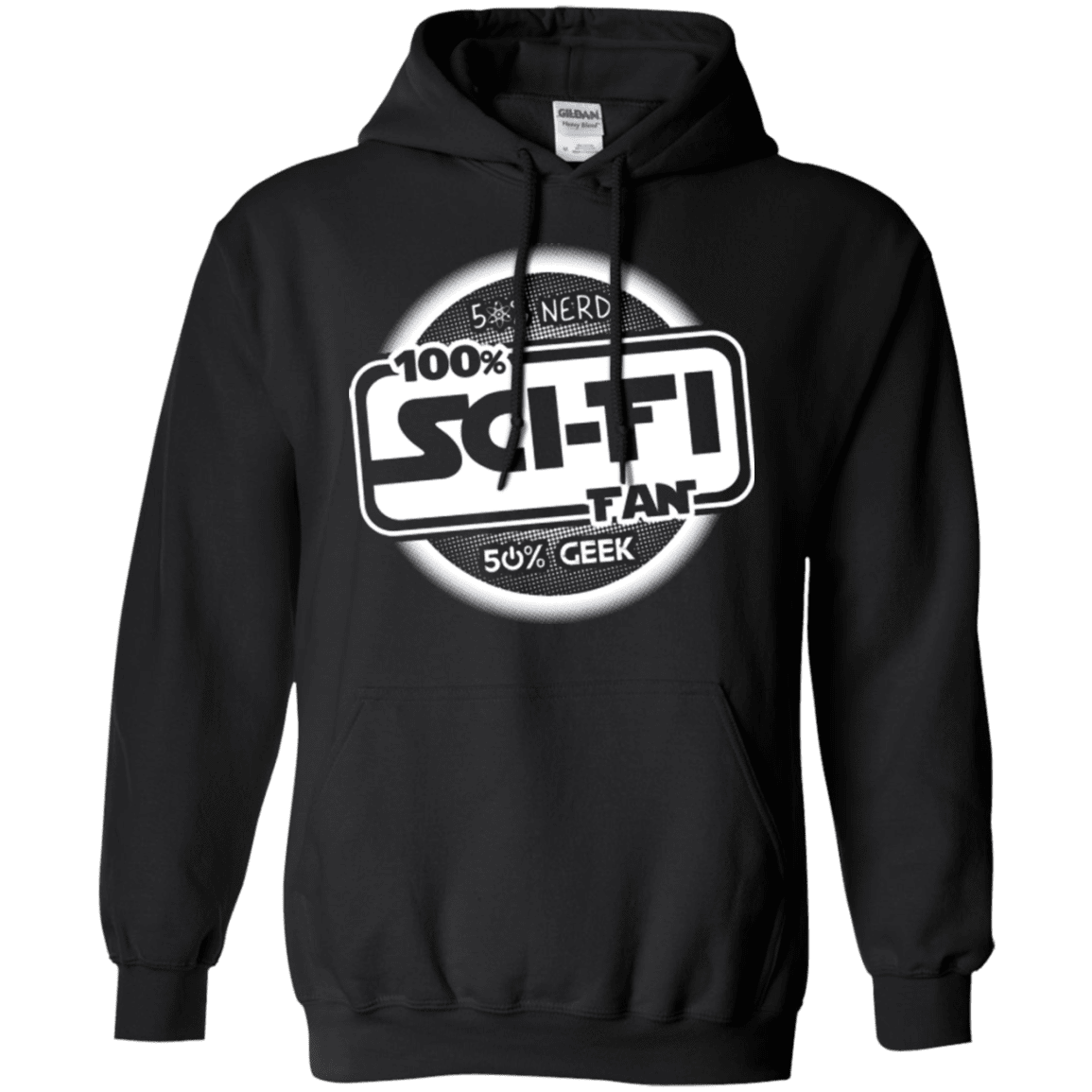 Sweatshirts Black / Small 100 Percent Sci-fi Pullover Hoodie